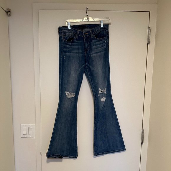 Flying Monkey Denim - Flying Monkey Mid Rise Flared Bottom Jeans (Size 29)